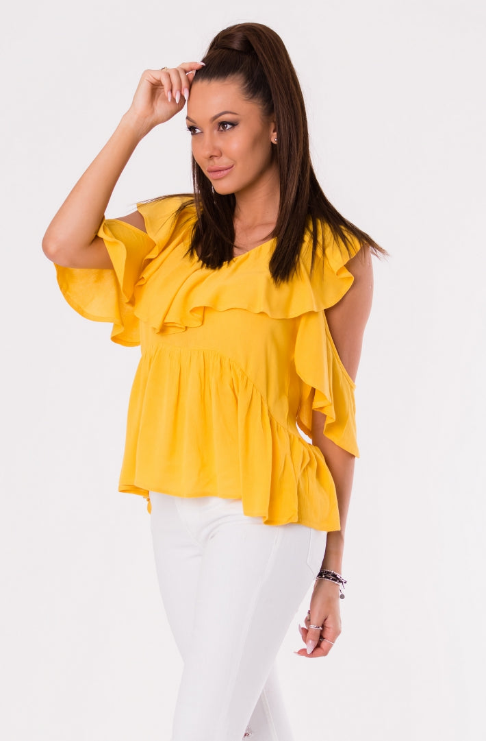 BLOUSE - MUSTARD 48027-1-0