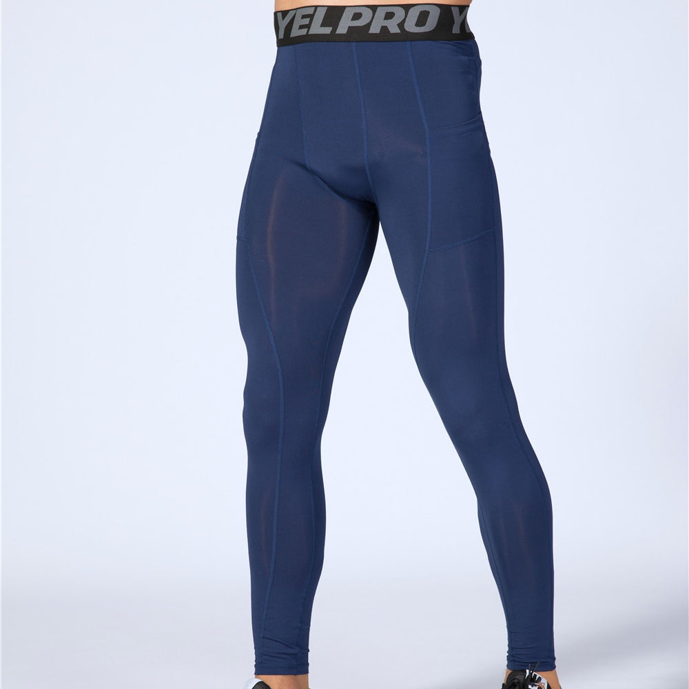 Byxor - Elastiska leggings - Telefonficka