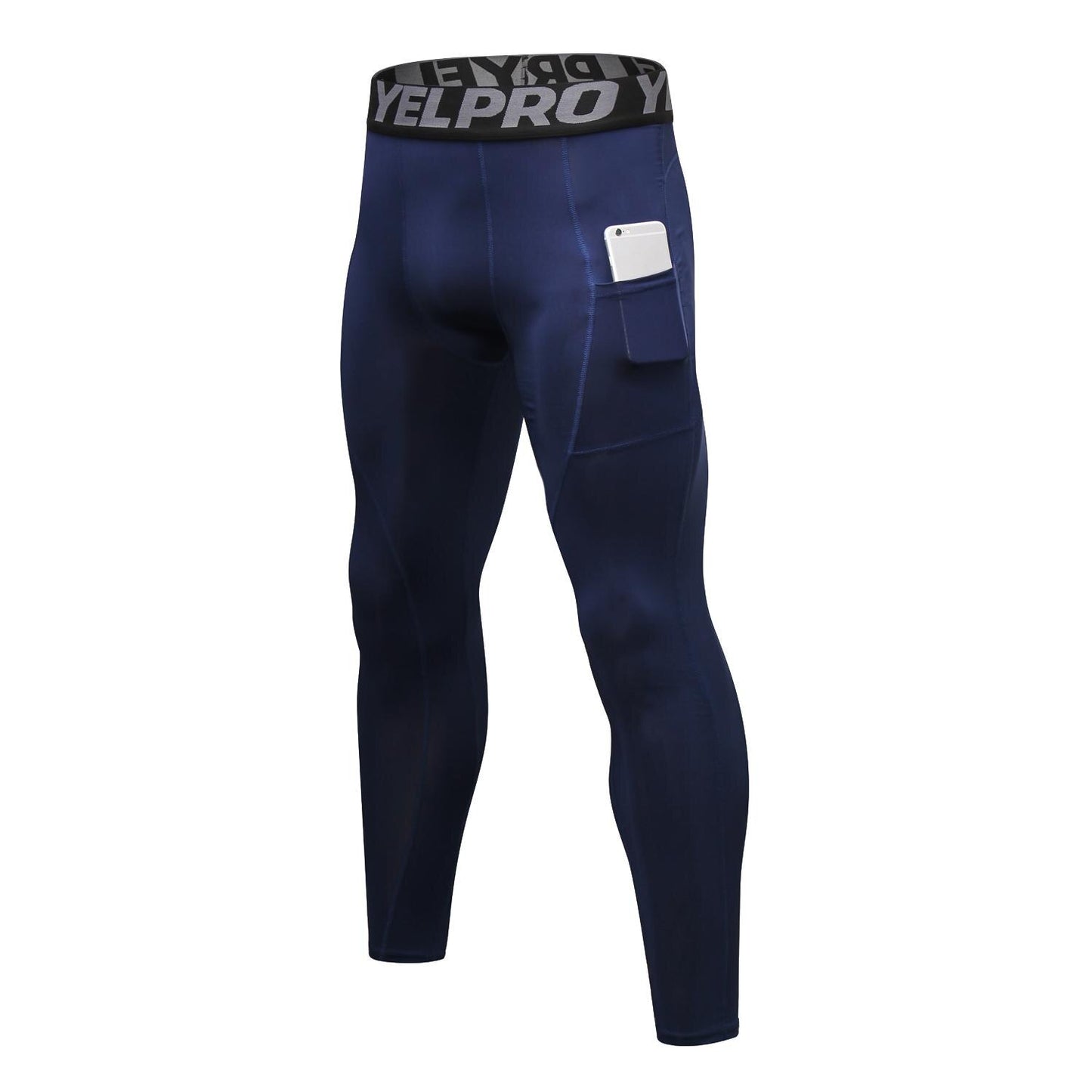 Byxor - Elastiska leggings - Telefonficka