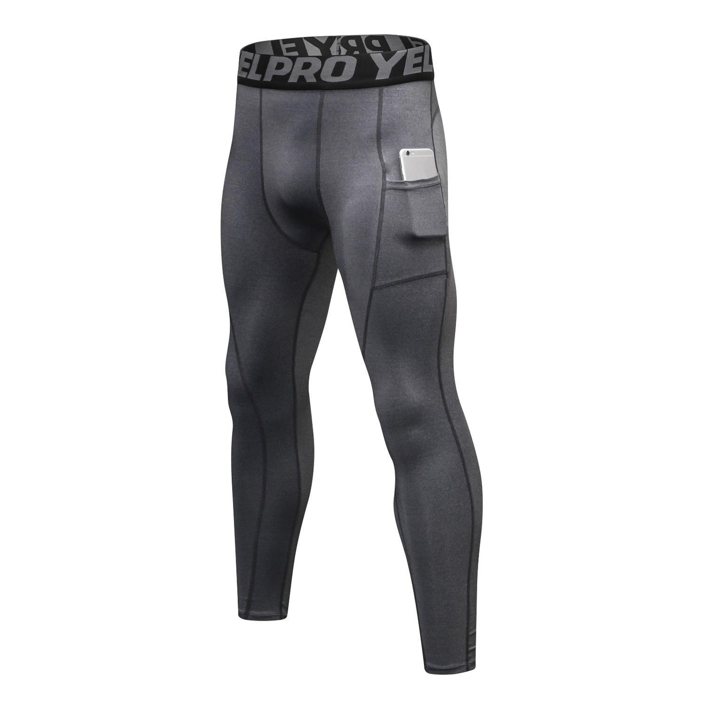 Byxor - Elastiska leggings - Telefonficka